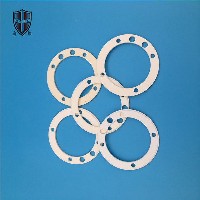 custom made alumina ceramic ring disc flange