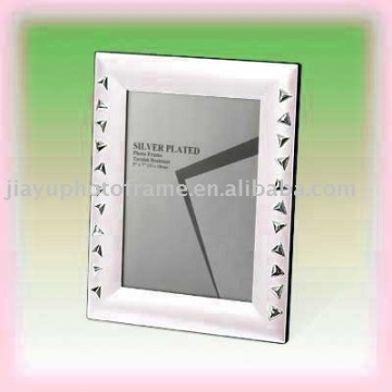 8x10" photo frame,metal photo frame,Silver Plated Photo Frame, photo frame