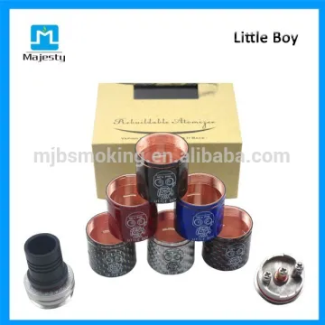 New Products black drip tip little boy rda vape tanks vape electronic cigarette