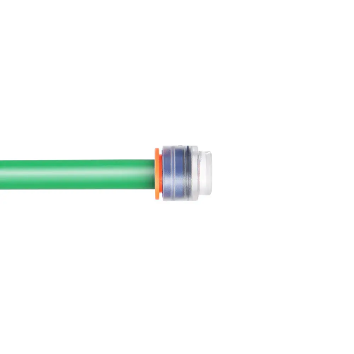 plastic straight microduct connector 12mm end plug plastic straight microduct connector Manufactory