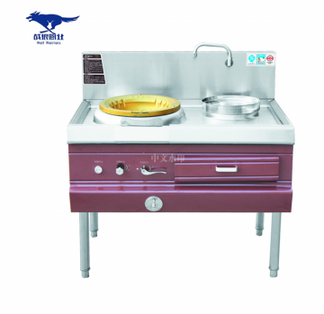 Aspirant type gas stove