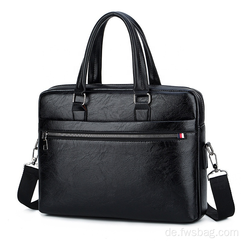 Leder Businessbag Men Leder Aktentasche