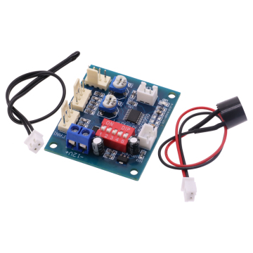 Contrôleur de vitesse du ventilateur PWM DC 12V 5A avec contrôle de la température et alarme à haut tempête