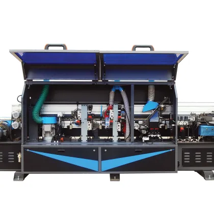 Semi-Automatic Small 3-Step KDT Fine Trimming and Edge Banding Machine