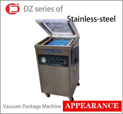 Single chamber food packing machine for fresh