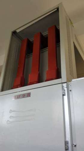 Sistema de trunking de barras de barramento de alta voltagem