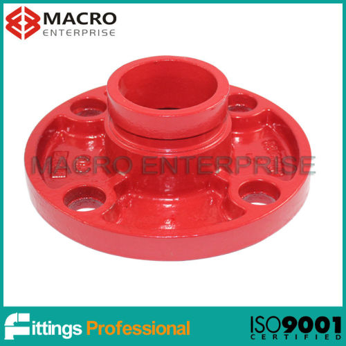 Grooved Fittings Flange Adaptor Asme Class 150, High Quality Grooved