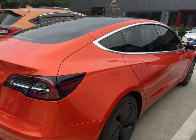 Ultra Gloss Lava Orange Car Film