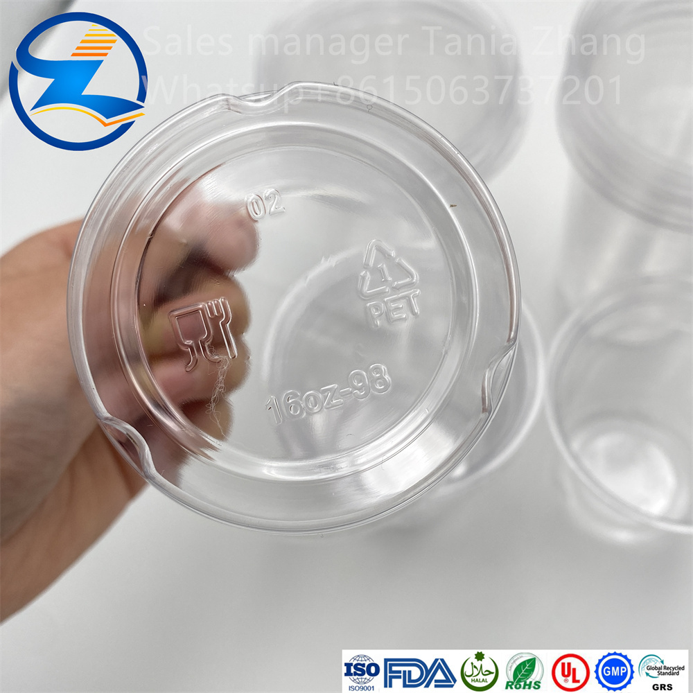 Full Transparent Pet Thermoforming Plastic Cup 1 Jpg