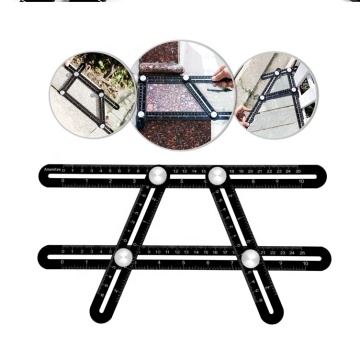 Universal Multi-Function Angular Ruler - Aluminum Alloy Measuring Tool