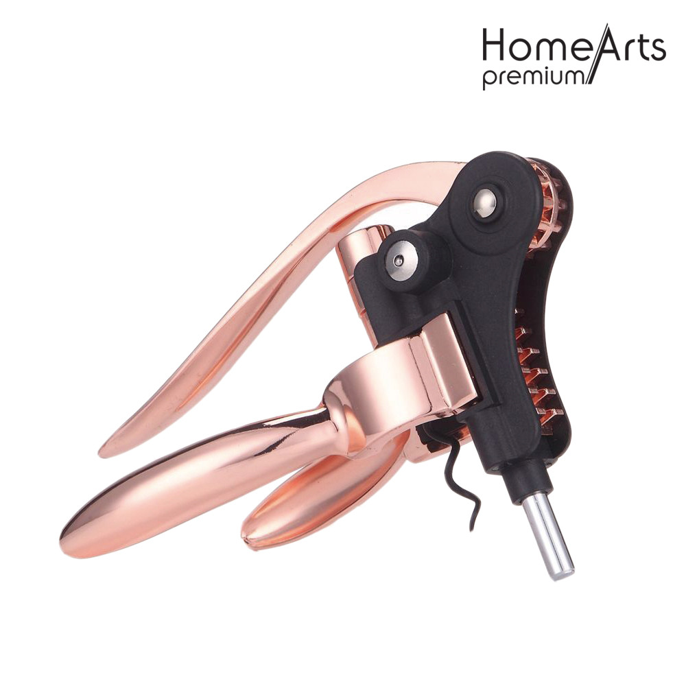 Rabbit Wave Corkscrew Rose Gold Finish