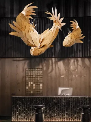 Unique Fish Design Chandelier Decor Pendant Lighting