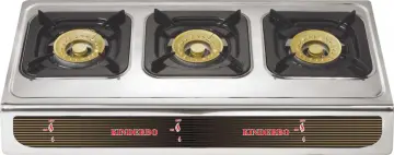 3 burner Stainless Steel Gas Stove Cooktop