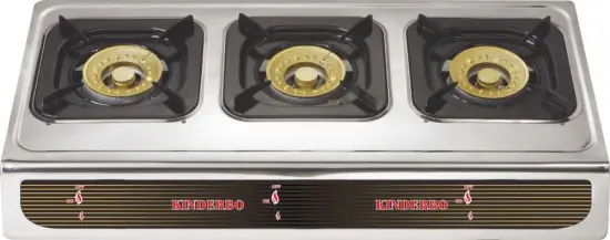 3 burner Stainless Steel Gas Stove Cooktop