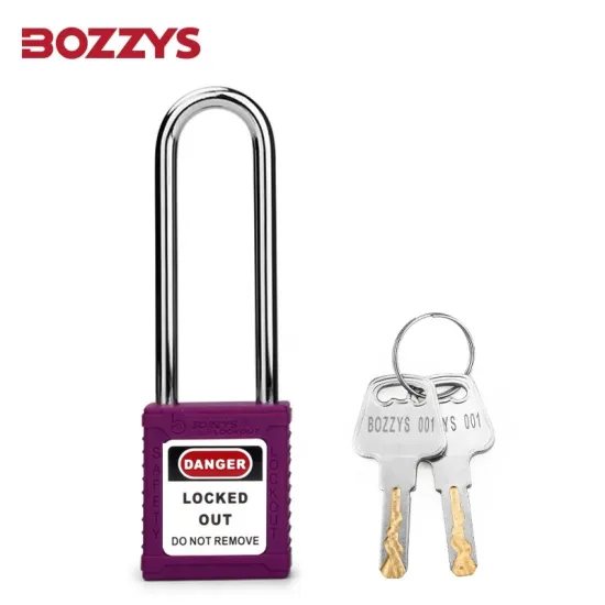 OEM Custom Waterproof Safety Padlock with 6MM Steel Shackle for Industrial Lockout Tagout