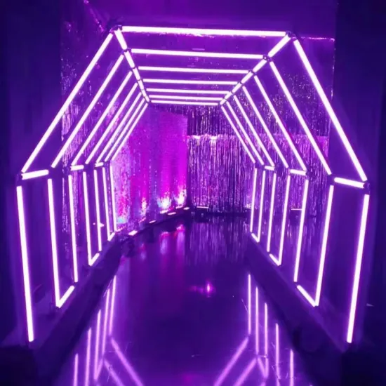 LED Tunnel Entrance Lighting: Pixel DJ Bar RGB Stage Light with Artnet DMX Controller
