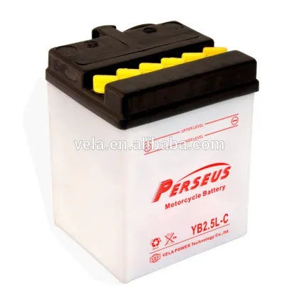 YB2.5L-C 12v2.5ah conventional lead acid motorcycle battery