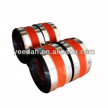 Silicone rubber flexible hose connector with galvanized iron plate