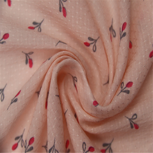 Rayon Babysbreath Print Fabric