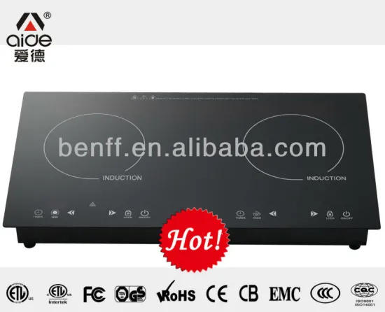 Best quality! touch control 4 digital display electric double burner induction cooker