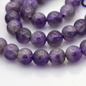 Pandahall Medium Purple 8mm Natural Round Amethyst Beads: Unique and Elegant Jewelry Supplies