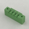 Morsettiera verde PCB ad angolo retto passo 3,81 mm