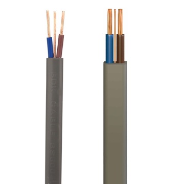 BS 6004 Cable plano gemelo y tierra