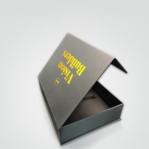 LOGO GOLD Black Magnetic Gift Box Packaging