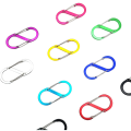 Pandye bouk 8 ki gen fòm kwòk rapid-pandye carabiner