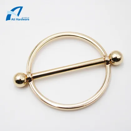 Circle Shape Decorative Hardware Metal Bag Accessory