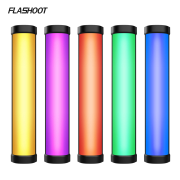 Professional FLASHOOT Handheld RGB LED Tube Light for Photography and Video Shooting with Adjustable Color Temperature 2800K-8500K