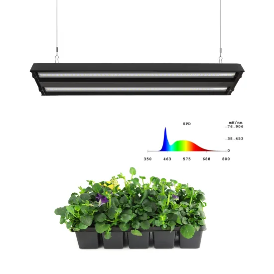 T5 6400K LED Hydroponics Lights 2FT Dual Lamp Grow Light Fixture with Power Cord