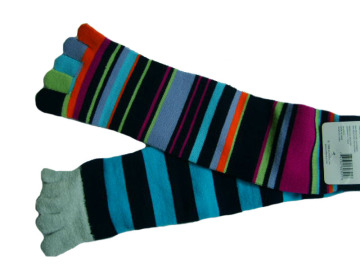 Unisex Cotton Five Toe Socks
