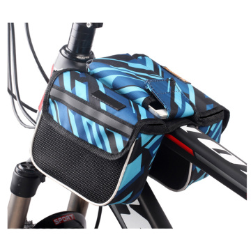 new blue waterproof pannier bike frame pannier bag