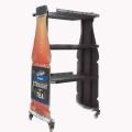 POS drinks flooring metal frame display