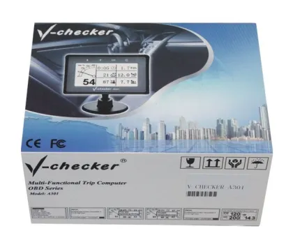 Car Trip Computer , OBD2 Multi-Function Trip Computer V-Checker A301