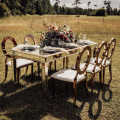 Luxury Gold O-Back Wedding Chairs for Banquets Parties