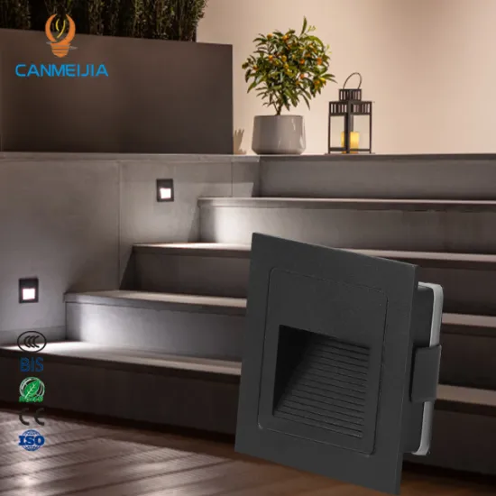 3W Outdoor Waterproof LED Recessed Step Lights for Hotel Corridor Staircase