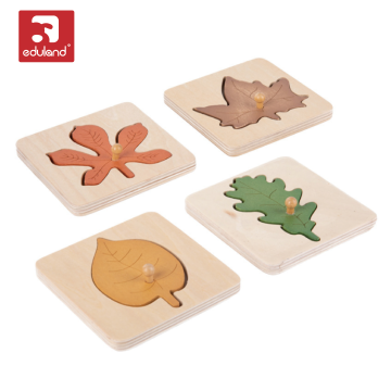 Montessori 4-in-1 Educational Learning Puzzle Set: Wooden Toy Block for Kids