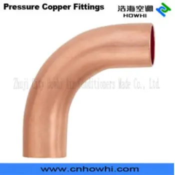 Copper Long  Elbow for Refrigeration and Plumbing, ASME/ANSI