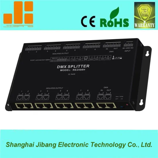 Shanghai Supplier pwm signal 8ch dmx controller amplifier