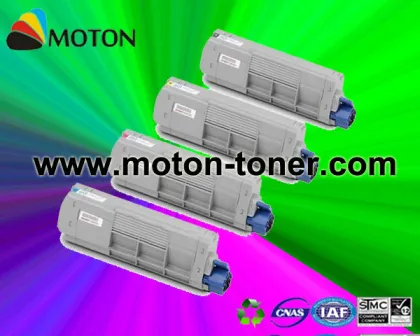 Color toner cartridge compatible OKI c610 for oki