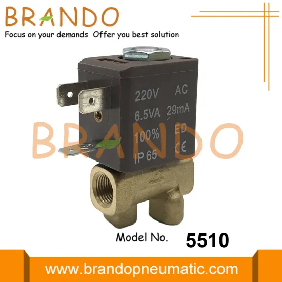 5510 CEME Type Brass Solenoid Valve G1/8'' 220V