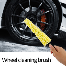 Universal Auto Car Accessories Car Rims Care Tire Wheel Washing Brush Plastic Handle Vehicle Wheel Cleaning Brush Washing Sponge