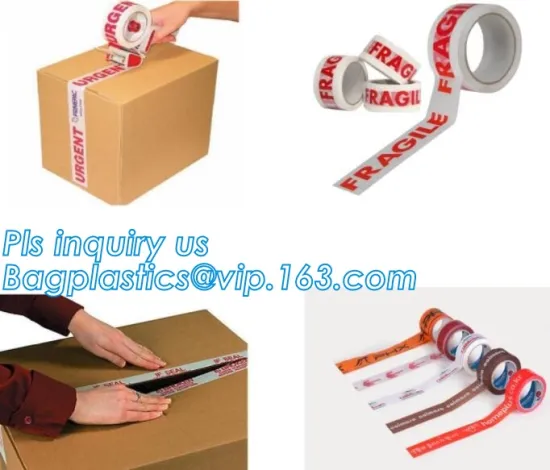 No noisy transparent 48mm 45mm 50mm Width 40mic 45mic 2mil 54micron Thickness Bopp Packing Tape With Printed Logo