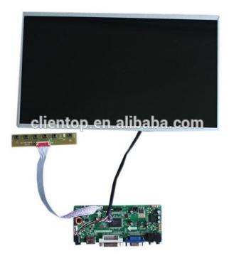 HDMI+DVI +VGA +Audio of LCD driver board +LP140WH4-TLA1 1366*768 +LVDS cable +OSD keypad with cable
