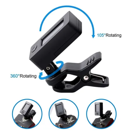 JOYO JT-01 Rechargeable Digital Clip-On Guitar Tuner