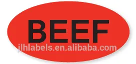 Retail food Labels,43x21mm x 1000 labels/roll,fluorescent labels