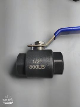 Forged steel threaded two piece ball valves