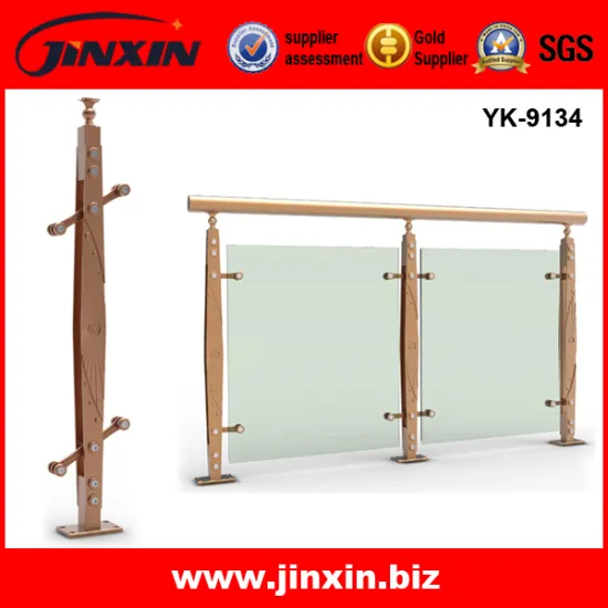 stainless steel stairs glass balustrade